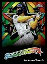 2025 Topps Chrome Baseball Future Stars FS-4 Jackson Chourio, Milwaukee Brewers
