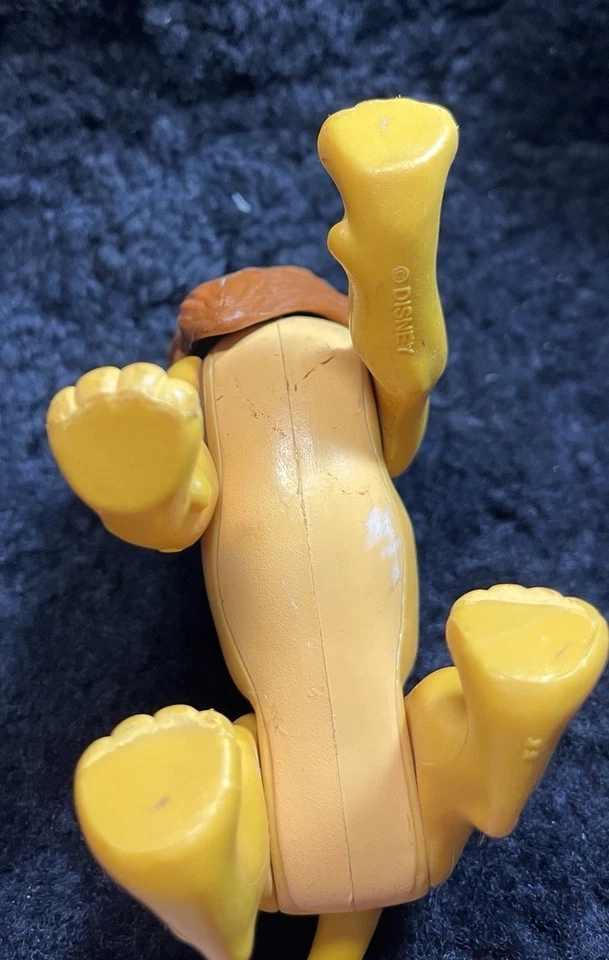 Vintage 1994 Mattel Disney The Lion King Fighting Action Mufasa Figure Works - Image 4 of 4