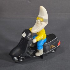 Mac Tonight Moon Man McDonald s 1988 Vintage Toy Black Scooter Vespa Bike