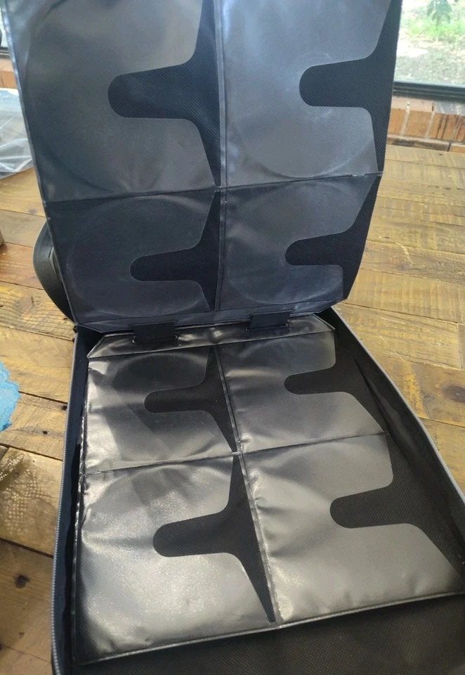 Estuche Carpeta CD DVD Case Logic Capacidad 224 Cremallera Bloqueable Negro Foto 3 de 4