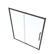 50"-54"W x 72"H sliding shower door, sliding door, with 1/4" tempered glass