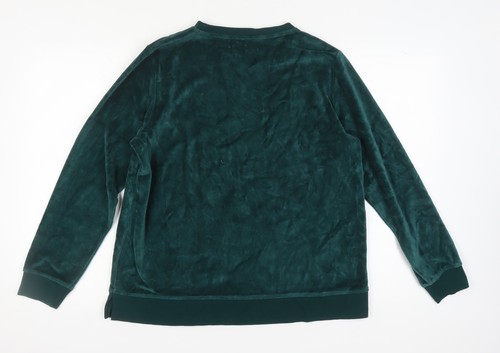 Sudadera pulóver verde para mujer Lands' End L - Imagen 2 de 12