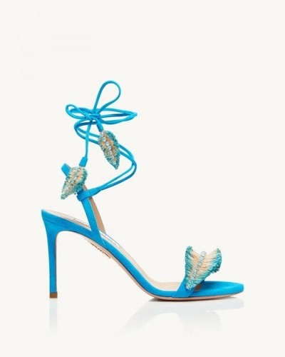 AQUAZZURA Isla sandal 85 suede,Brand New Boxed RRP £575 - Picture 6 of 7
