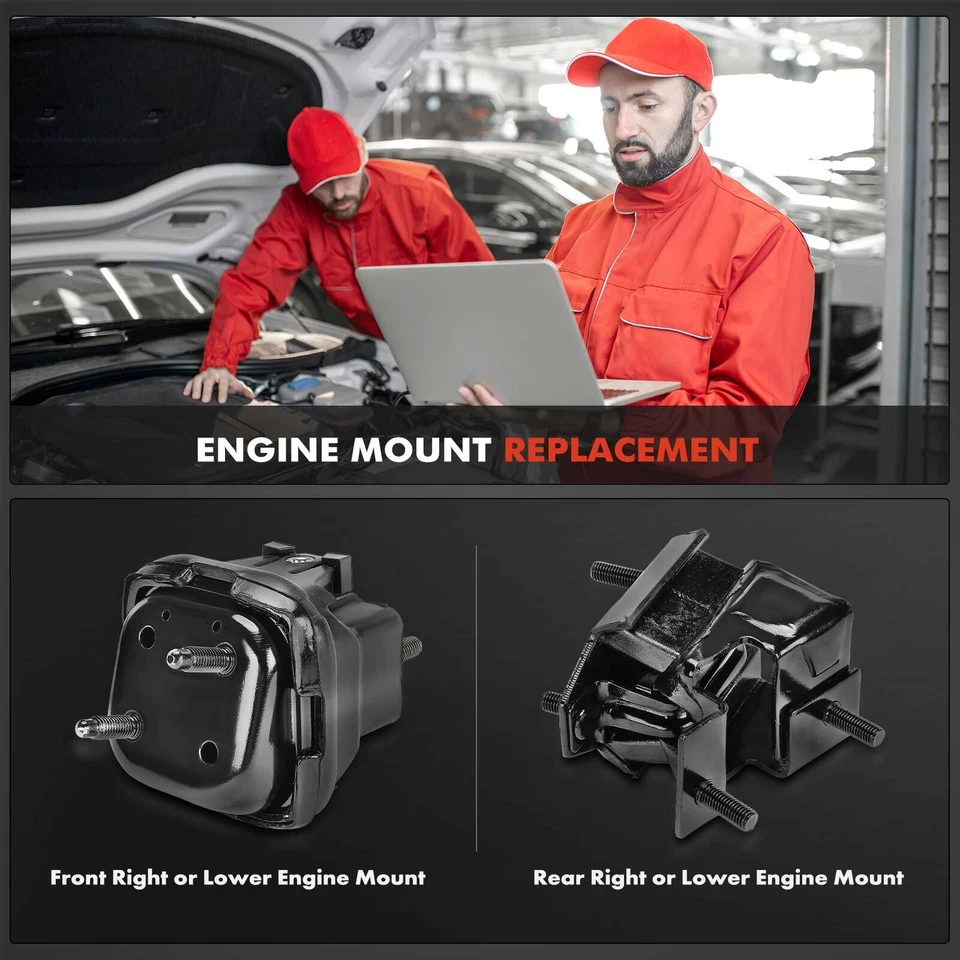 2x Engine Mount for Buick LaCrosse 2008-2009 Chevrolet Impala Pontiac V8 5.3L - Image 2 of 4