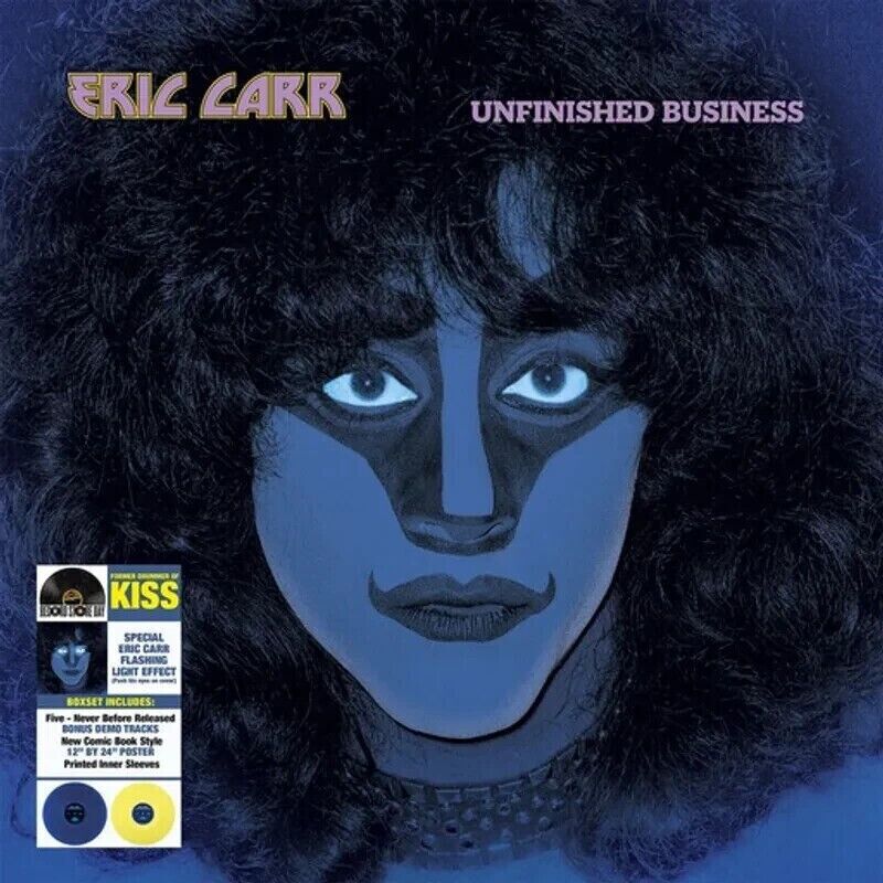 Eric Carr "Unfinished Business" 2XLP color vinyl RSD 2024 Record Store Day KISS