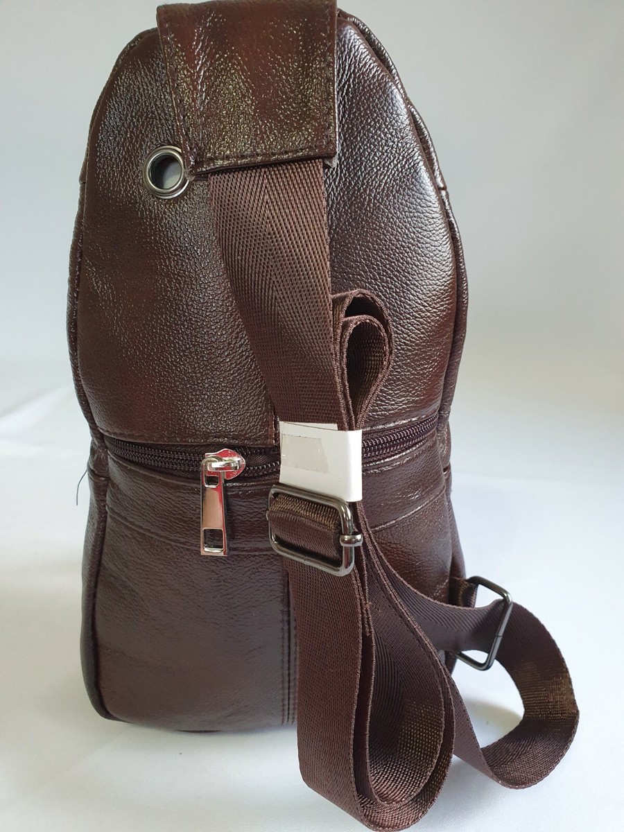 Herren-Umhängetasche Aus Echtem Leder – Stylisch Produktbild-Vorschau 13