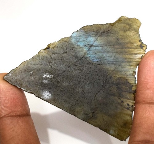 Lastra Grezza Di Labradorite Arcobaleno Lucida Naturale Del Madagascar - Picture 5 of 57