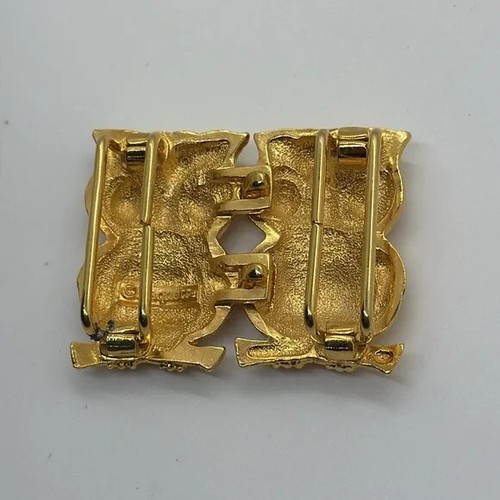 Women's Vintage Gold Owl Belt Buckle GUC Two Piece Set - Picture 4 of 4