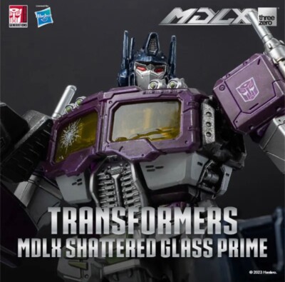 OPTIMUS PRIME MDLX Zero Vetro Rotto Shattered Glass Actionfigur Transformers