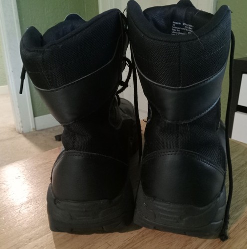 Interceptor Black Leather Force Tactical Steel Toe Work Boots Men’s Size 12 - Picture 12 of 18