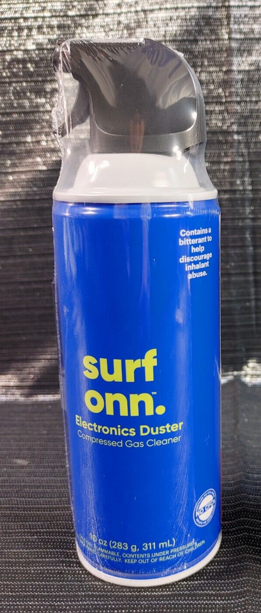 Surf Onn Electronics Duster Spray 10 oz Compressed Gas Cleaner Computer  Camera
