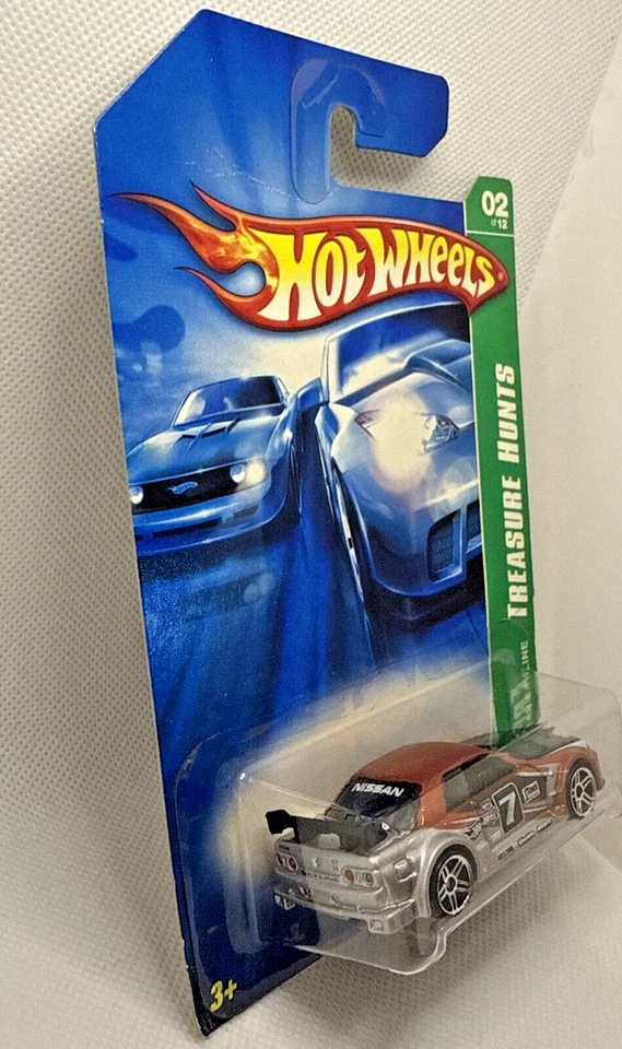 2007 HOT WHEELS NISSAN SKYLINE TREASURE HUNT # 2 OF 12 CARD # 122/180 K7613 - Image 3 of 4