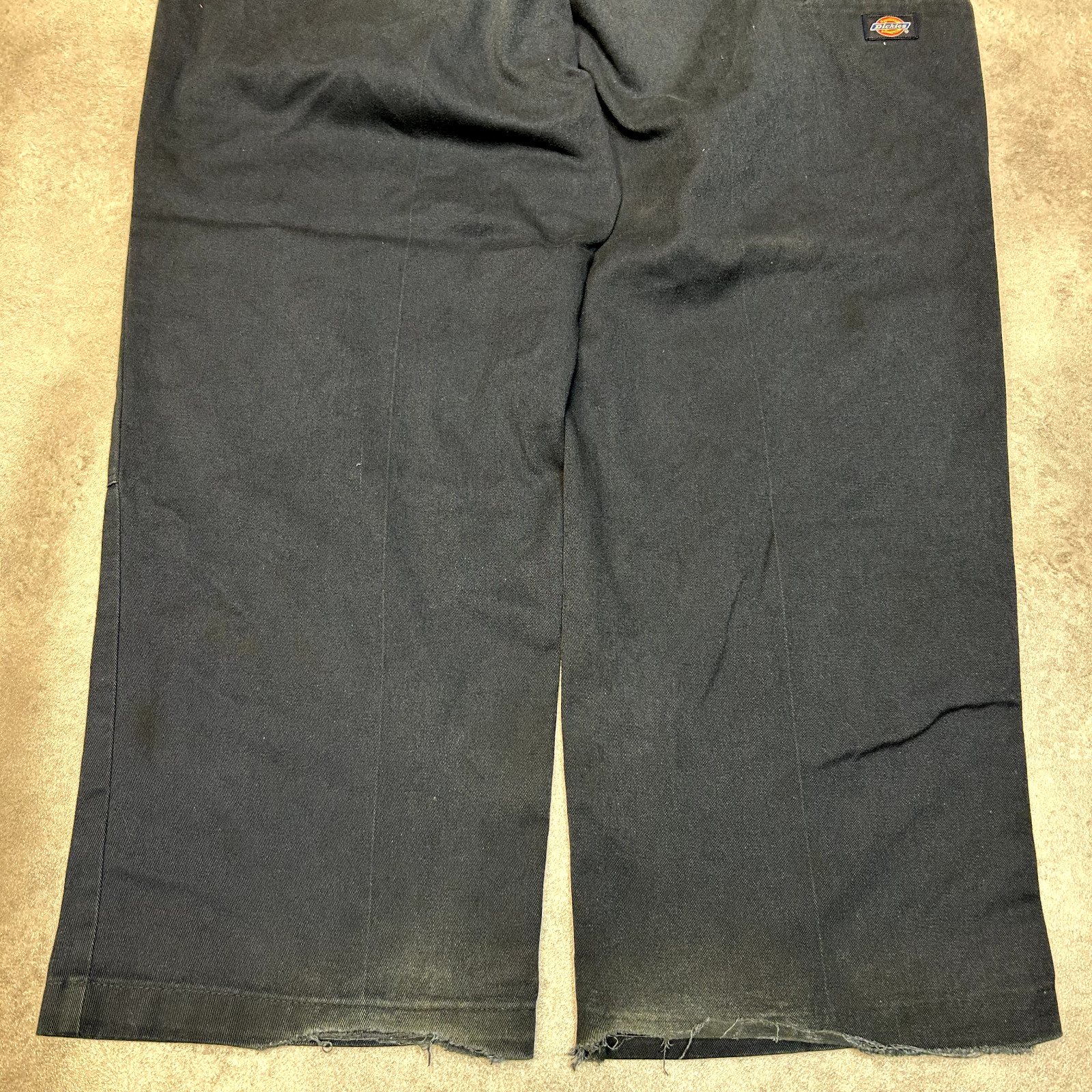 Dickies Canvas Trousers Mens 40" Original Fit Carpenter Workwear Pants Navy image 9