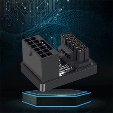 1x Power Supply Adapter 16P To 16P 180 Degree Power Steering Supply 12VHPWR 600W