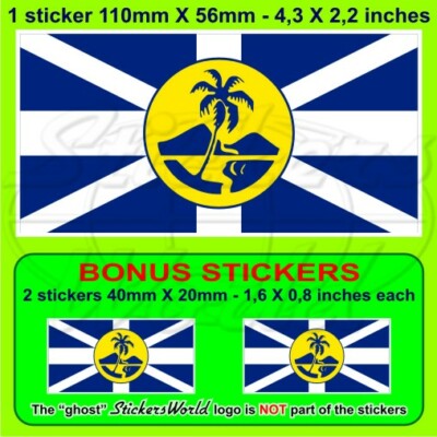 Lord-Howe-Insel Australien Flagge, 110mm Vinyl Aufkleber x1+2 BONUS