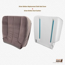 2004 2005 For Dodge Ram 1500 Slt Driver Bottom Cloth Seat Cover-foam Cushion Tan