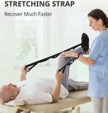 Stretching Strap Yoga Strap Physical Therapy for Home Workout, Exercise,10 loops