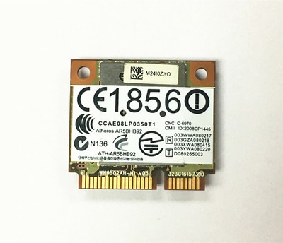 Atheros AR9280 AR5BHB92 Half size mini PCI-E Wireless WIFI Wlan card ROS UBNT