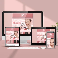 Skincare & Beauty Ecommerce Store HTML eBay Listing Template | Soft  Theme