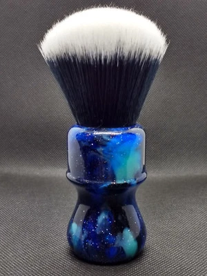 Yaqi 26mm Mysterious Space Colour Handle Tuxedo Knot Shaving Brush