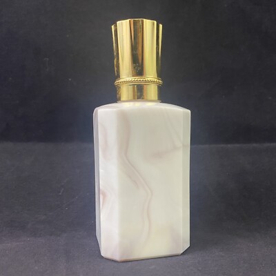 Vintage Empty Perfume Bottle Made In France Quartz or Marble