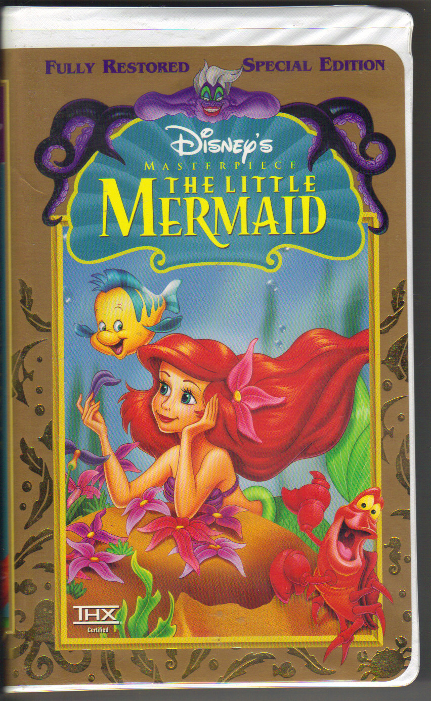 Walt Disney The Little Mermaid VHS Masterpiece Special Edition PC