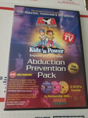 Kidz n Power Abduction Prevention Pack (Karate America DVD self-defense rare oop