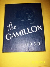 1959 Camp Hill High School ANNUAL Yearbook, Camp Hill, PA  HAS WATER DAMAGE