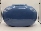 Vintage Haeger Pottery 4317 Blue Oval Vase