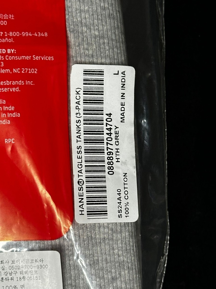 新品未開封 24ss Supreme Hanes Tank Tops グレー S Supreme®/Hanes® Tagless Tank Tops (3 Pack) | Supreme 24ss