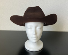 Vintage Resistol Hand Creased Hat, Vtg Beaver XXX Self Conforming Stetson