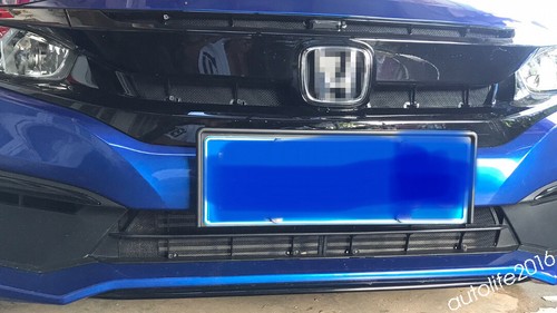 Cubierta de rejilla delantera malla de detección de insectos para automóvil para Honda Civic 10th 2016-2021 - Imagen 8 de 11