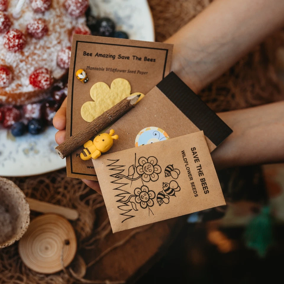 Save The Bees Activity Pack For Kids Grow Your Own For Children Garden Gifts - Image 3 of 4
