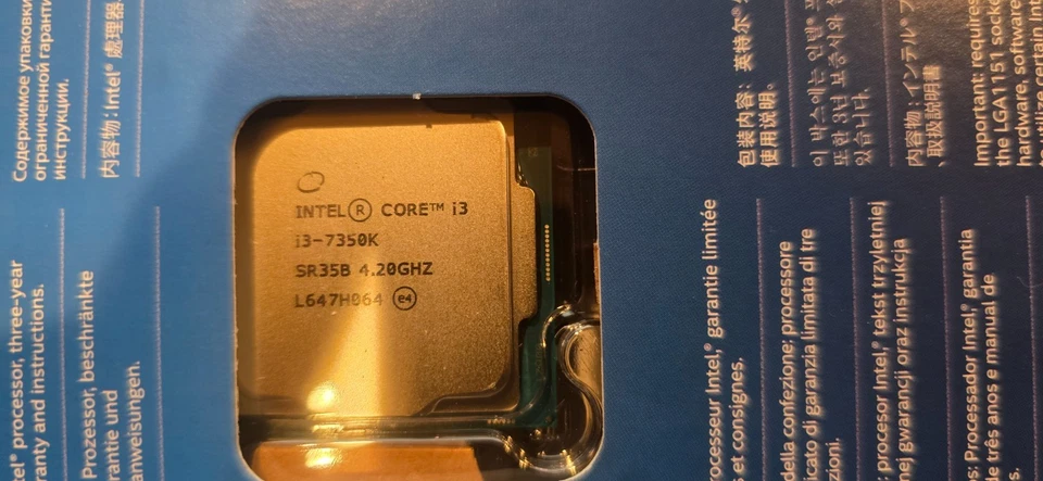 Intel Core i3-7350k LGA 1151 CPU processor Kaby Lake 4.2GHz dual core i3-7350k - Image 4 of 4