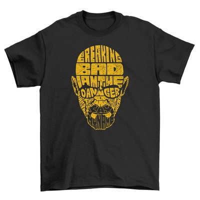 Breaking Bad Text T-Shirt - Lustiges Chemie Design mit einem Hauch von Mystery! 100%