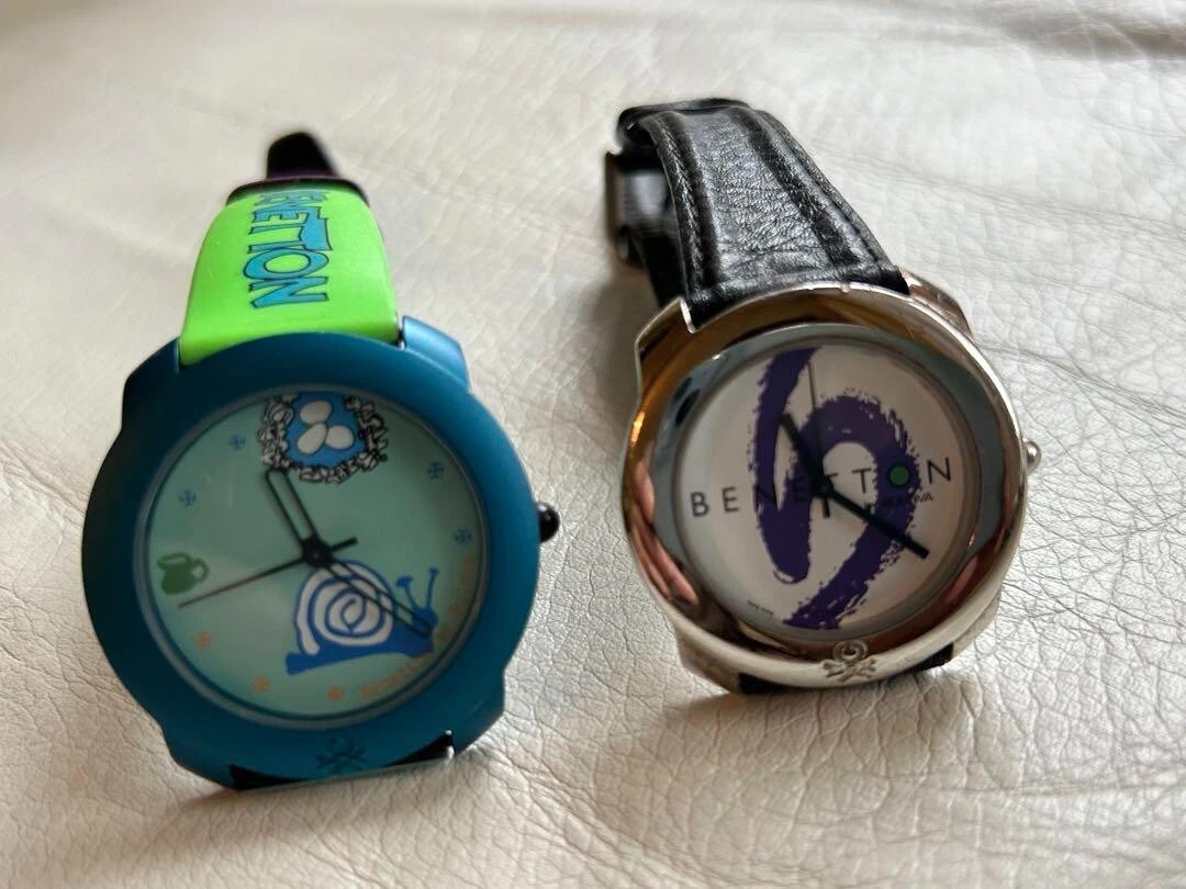Benetton wrist watch clearance