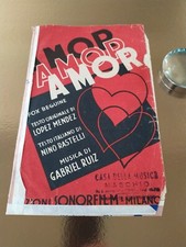 Spartiti musicali antichi- AMOR AMOR AMOR...- 1945