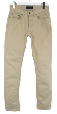 ACNE STUDIOS Roc Ups Beige Hose Herren W30/L32 Knopfverschluss Reguläre Passform