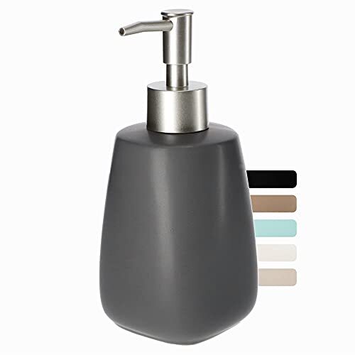KADAX Dispenser Ceramica, 400ml, Dispenser Sapone, Dispenser di Sapone (f0D)