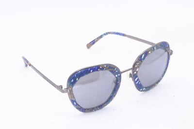 Diane Von Furstenberg Blue/Silver Sunglasses Diane Von Furstenberg Blue/Silver Sunglasses main image 3