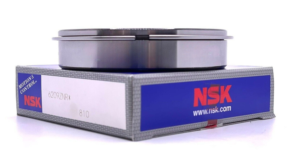 6209 ZNR NSK Shielded Bearing with Snap Ring Groove 45x85x19mm
