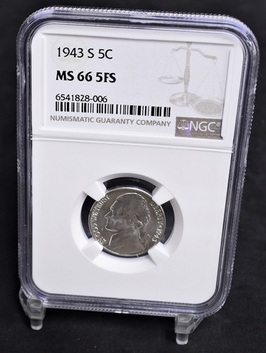1943-S Jefferson Nickel - NGC MS66 5FS (#45758)