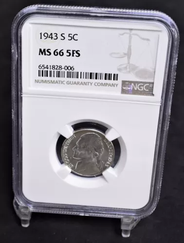 1943-S Jefferson Nickel - NGC MS66 5FS (#45758)