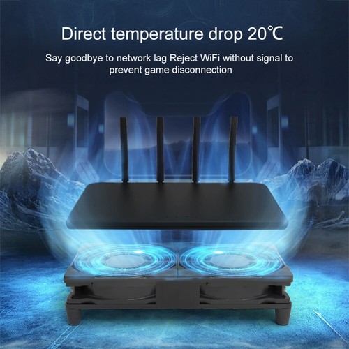 120mm 5V USB Powered PC Router Dual Cooling Fans w/Speed Controller High Fan AU - Picture 8 of 17