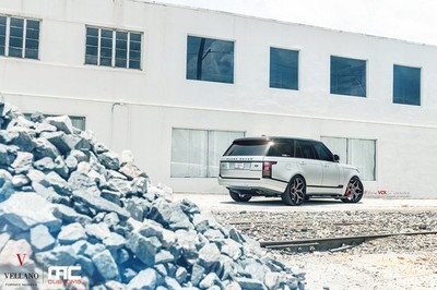 Cars range rover vellano wheels tuning Art Print Poster 11x17