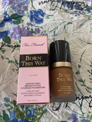 Too Faced Medium To Full Coverage Foundation (Butter Pecan) 1oz/30ml NIB