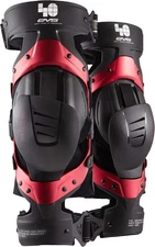 EVS Axis Sport Knee Brace Pair Red Medium 40th Anniversary Edition AXISS-BK40-MP