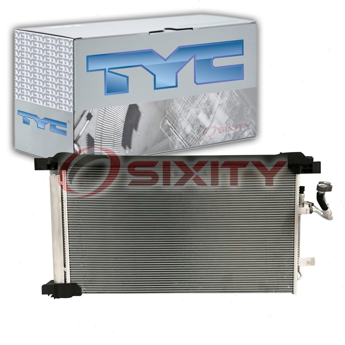 TYC AC Condenser for 2019-2020 Nissan Altima AC Air Conditioning Heating sw