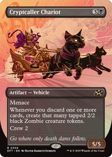 Cryptcaller Chariot (Borderless) MTG [Aetherdrift] Near Mint