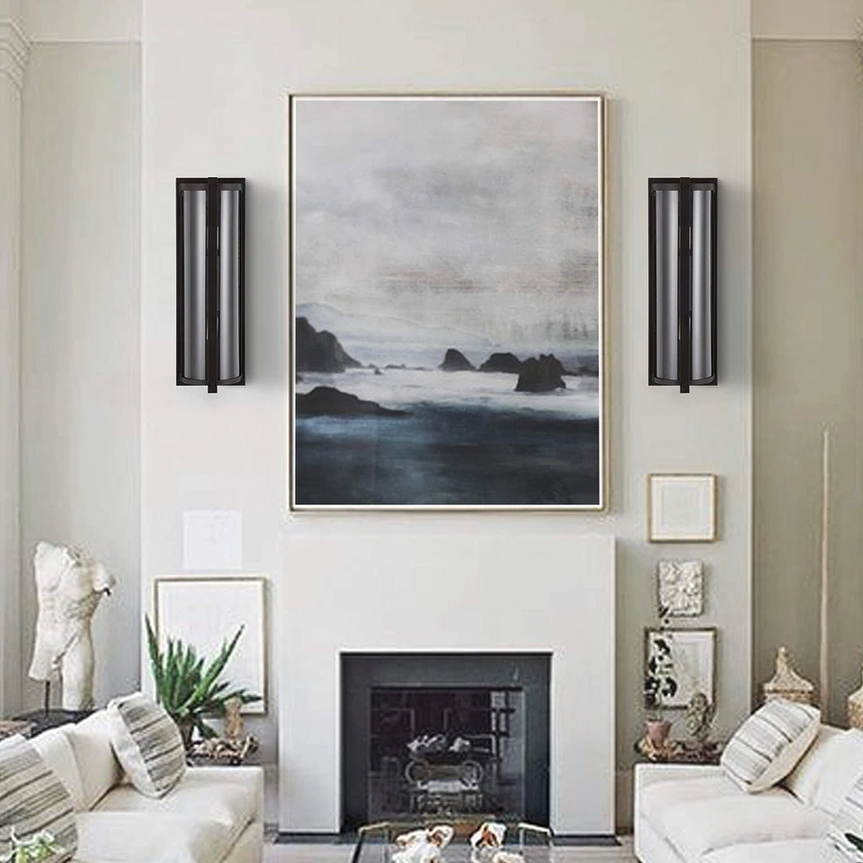 Coleção de Iluminação Senla Moderna 18 Polegadas Bronze LED Arandela de Parede Retangular (... - Imagem 2 de 4